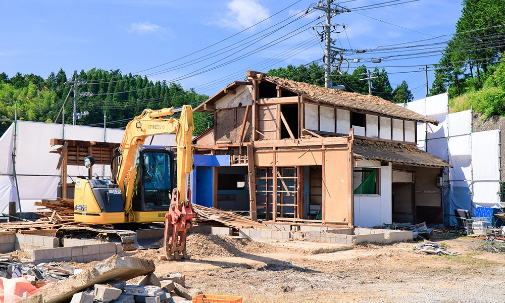 20坪木造住宅 解体工事